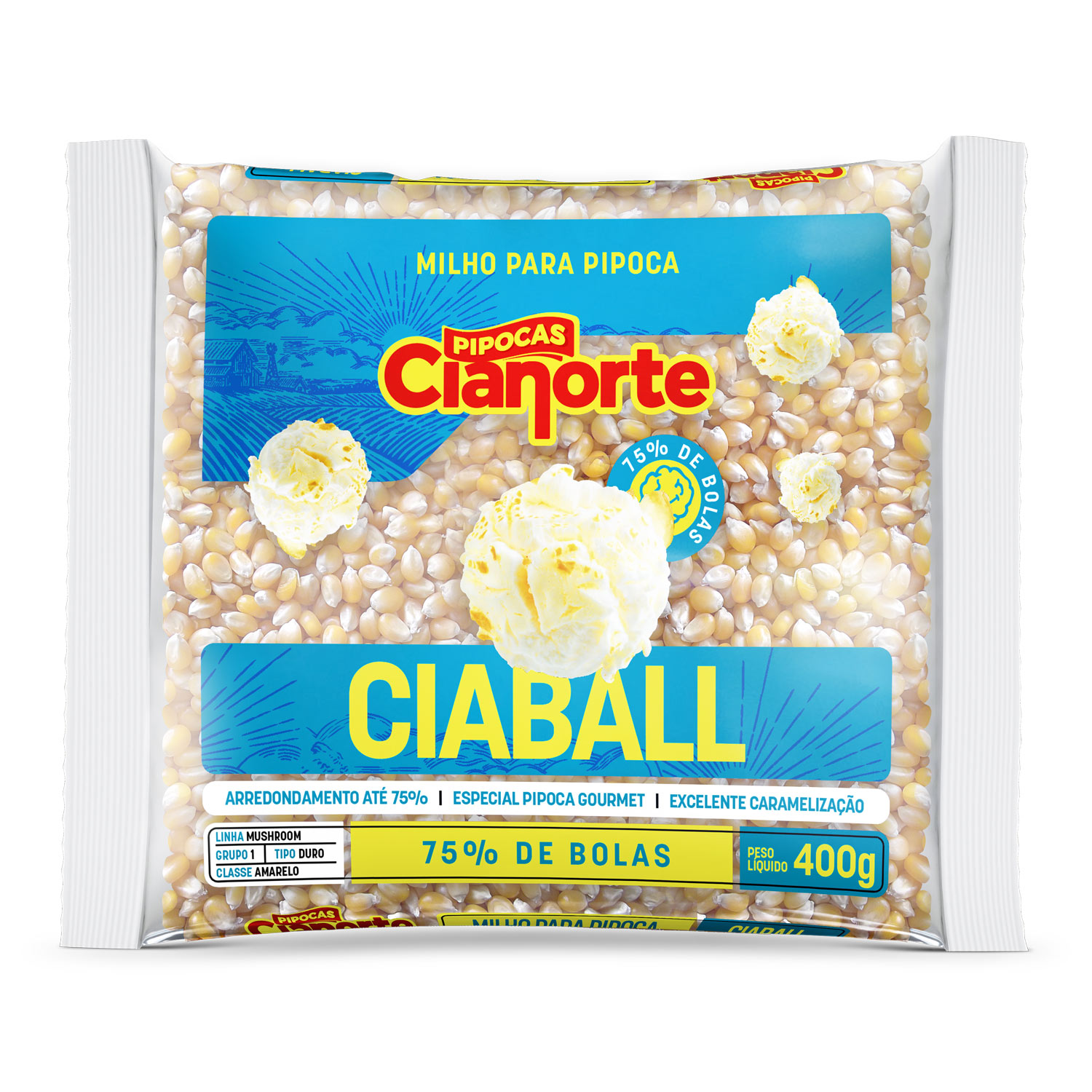 MILHO PIPOCA CIABALL 400G